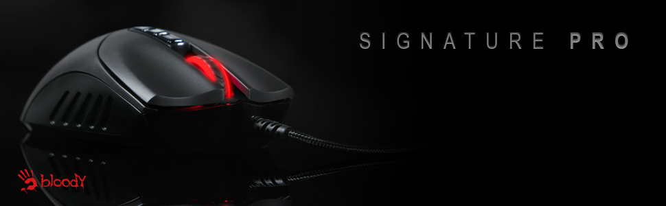 Signature Pro Gaming Mouse Tournament 3360 Sensor Gaming Mouse SP30 None Slip Rubberized Coating