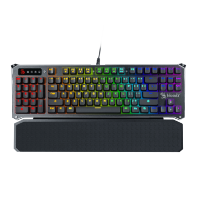 B945 Ergonomic Full-Size Light Strike Libra Optical Gaming Keyboard